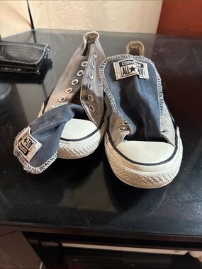 Converse Gray Low Top Sneakers Shoe strings included